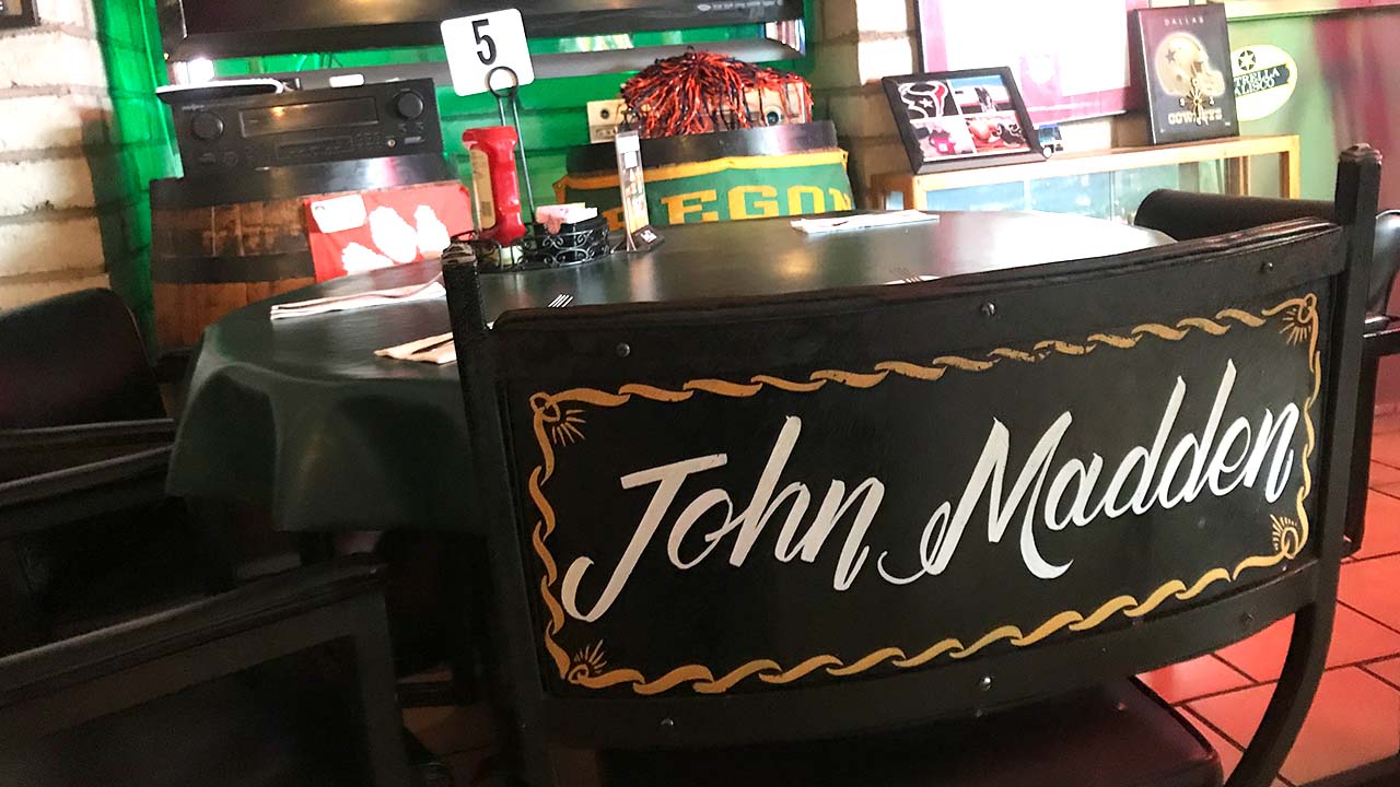 The Texas Bucket List Chuy’s (Madden Haul of Fame) in Van Horn