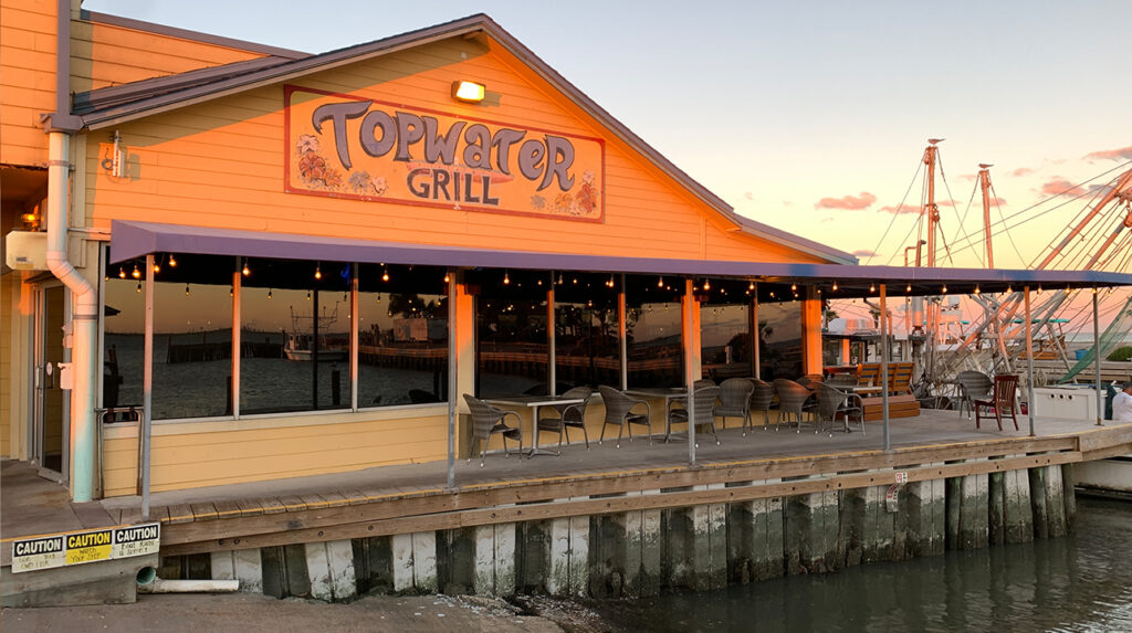 The Texas Bucket List Topwater Grill in San Leon