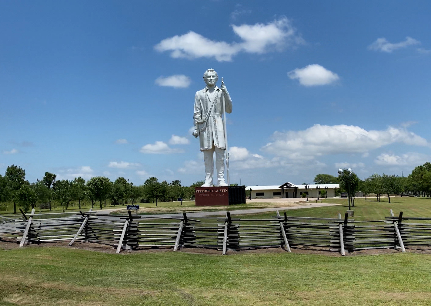 The Texas Bucket List Stephen F. Austin Statue in Angleton