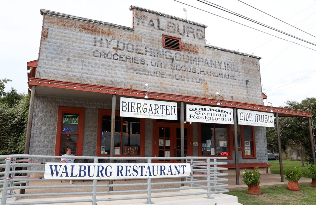 The Texas Bucket List Walburg German Restaurant and Biergarten in Walburg