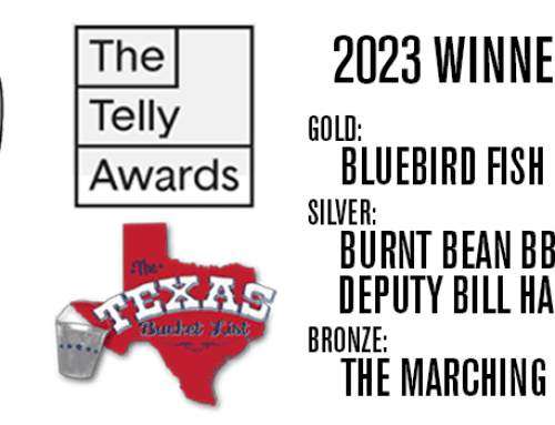 The Texas Bucket List Receives Four Telly Awards for TV Excellence