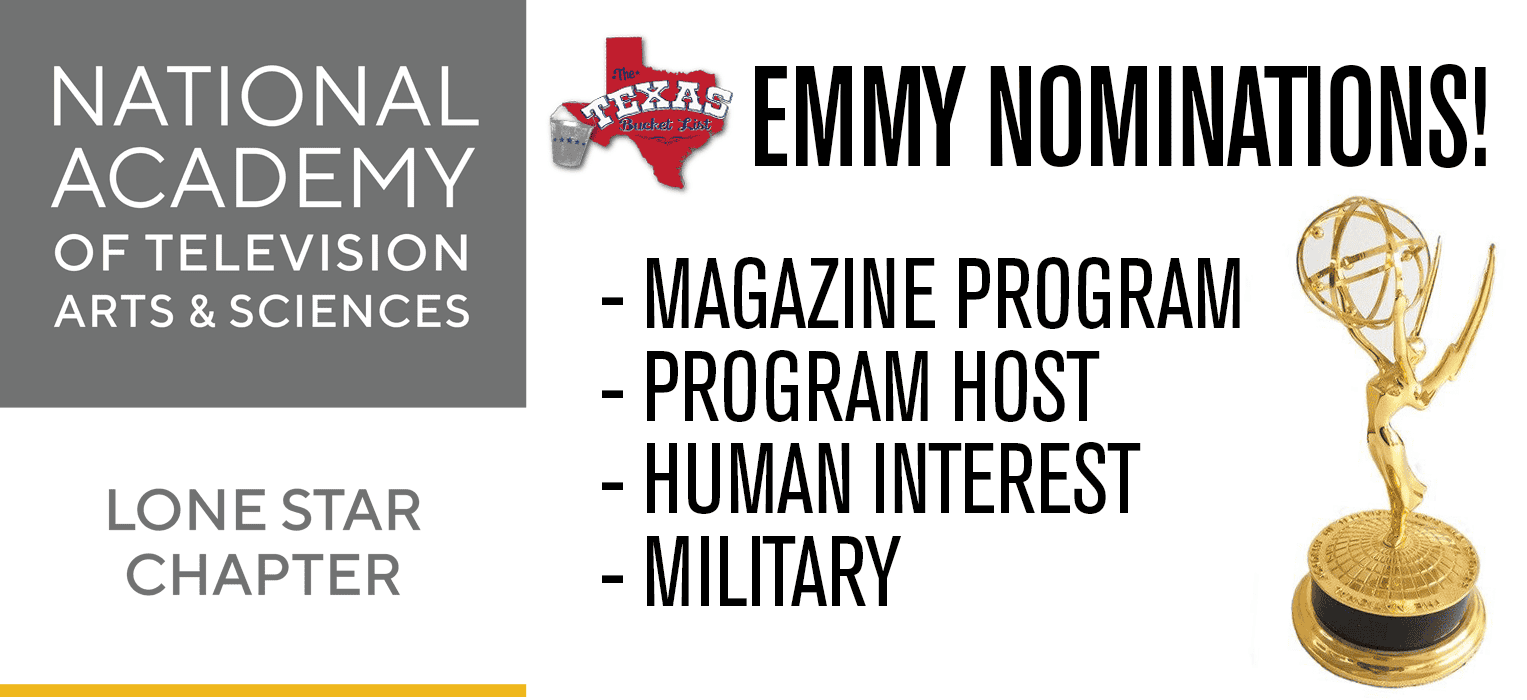 The Texas Bucket List Nominated for Four Lone Star EMMY Awards